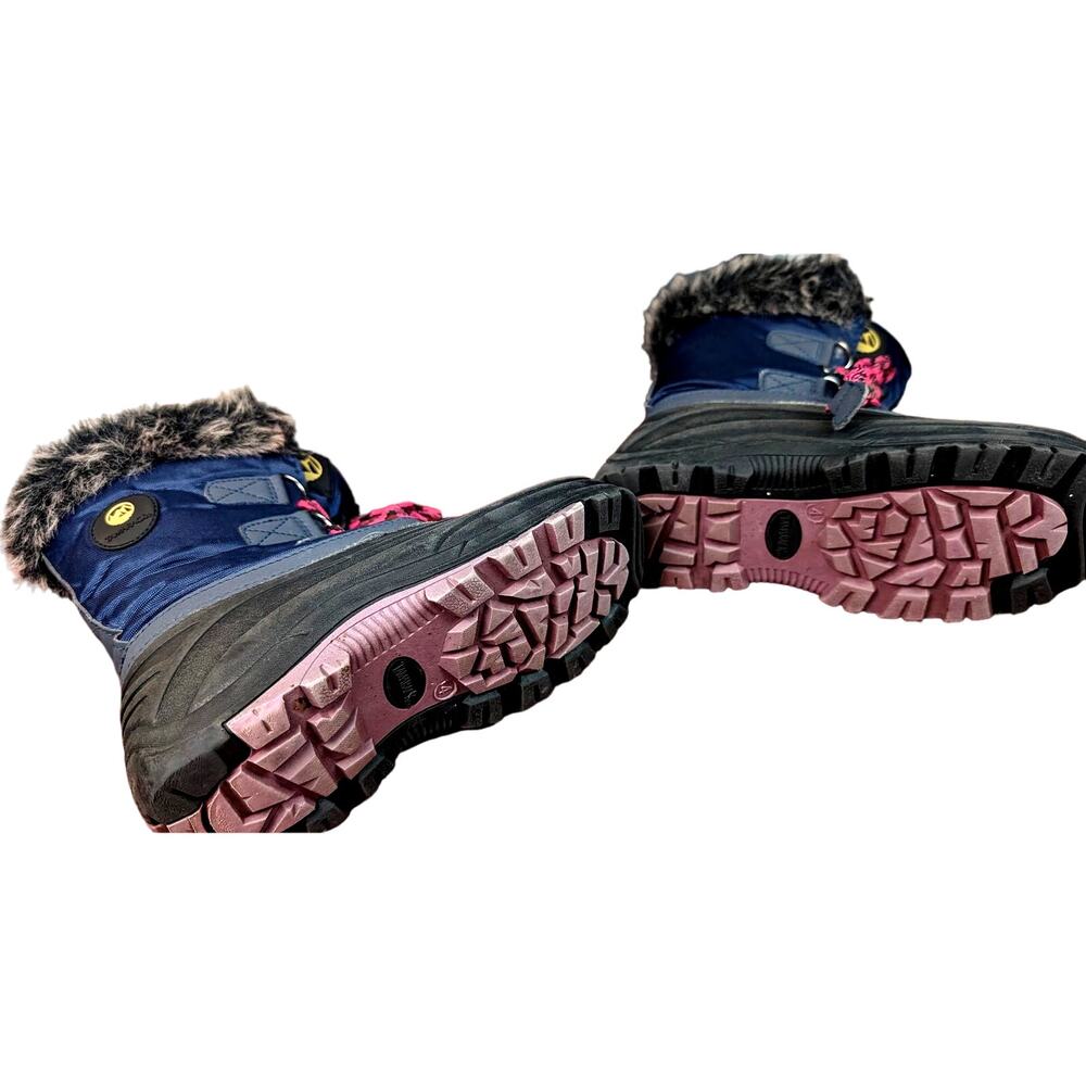 Tamarack Youth Girls Snow Winter Boots Fur Lined Lace Up Water Resistant Size 4 - Picture 9 of 9